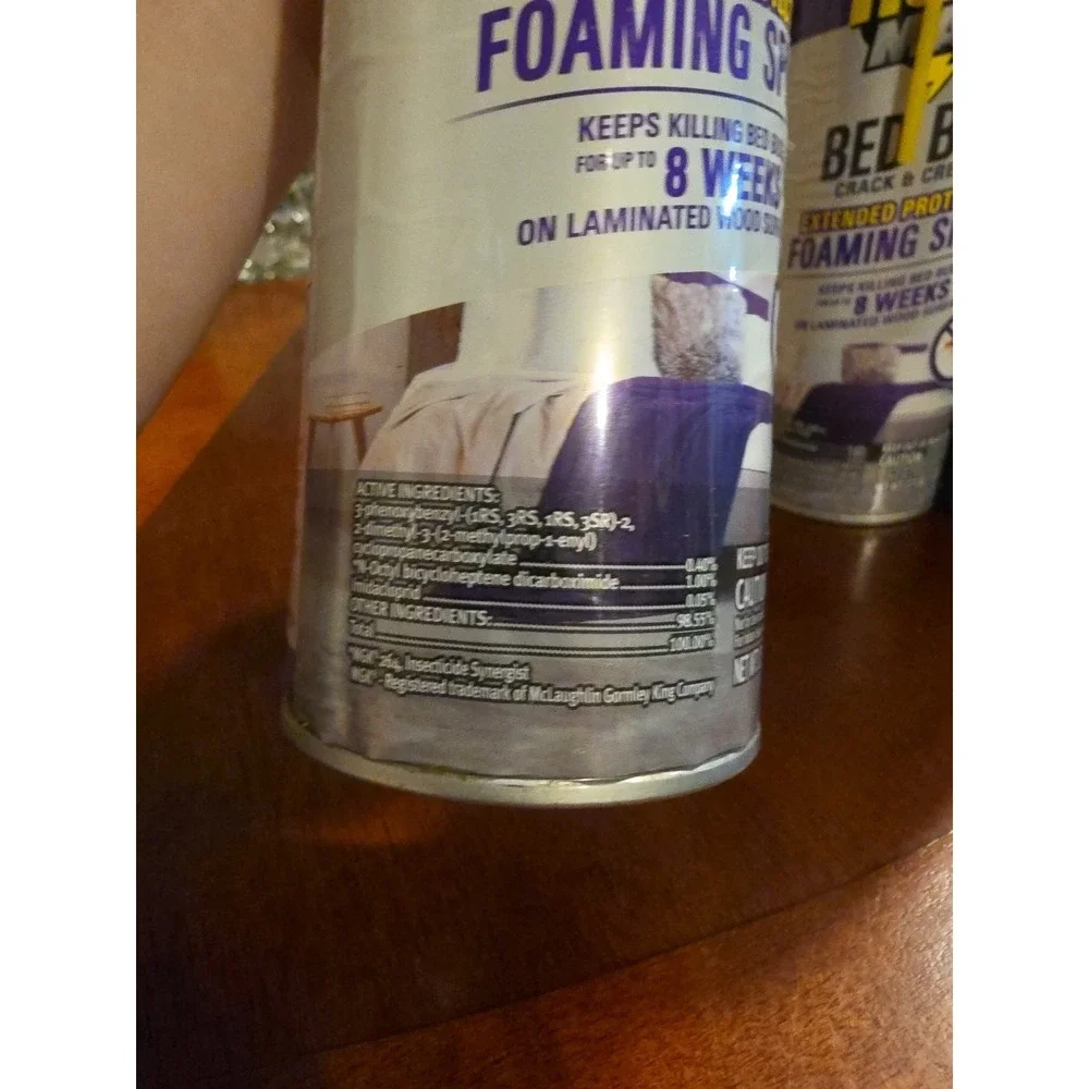 Raid Max Bed Bug Foaming Spray Crack Crevice 17.5‎ oz Extended Protection ( 3pc
